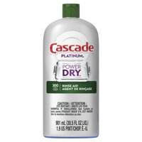 Cascade Platinum Dishwasher Rinse Aid, 30.5 fluid ounce