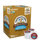 Newman's Own Organic Special Blend, Medium Roast K-Cup Coffee Pods, 24 Ct