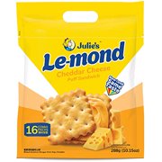 Julies Le-Mond Cheddar Cheese Cream Puff Sandwich 16 Convi-Pack (628Mart)