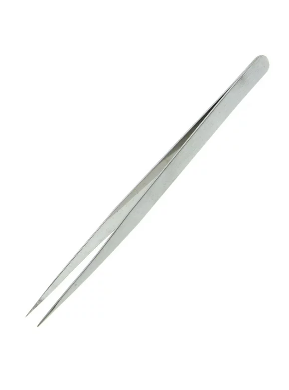 Fine Point Precision Tweezers for Eyebrow and Hair Removal - 2 Pack