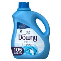 Downy Ultra Liquid Fabric Conditioner, Clean Breeze, 105 Loads 90 fl oz