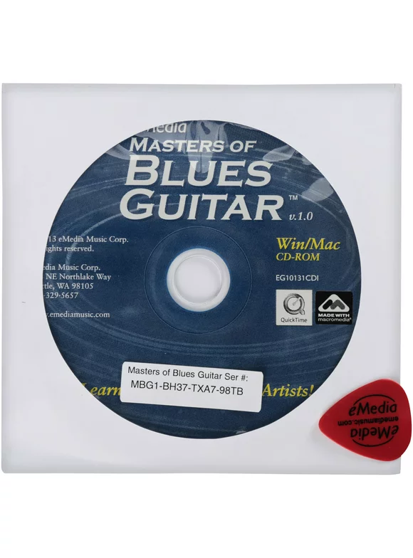 eMedia Masters of Blues? Guitar Win/Mac Interactive Software