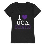 I Love UCA University of Central Arkansas Bears Womens T-Shirt Black Small