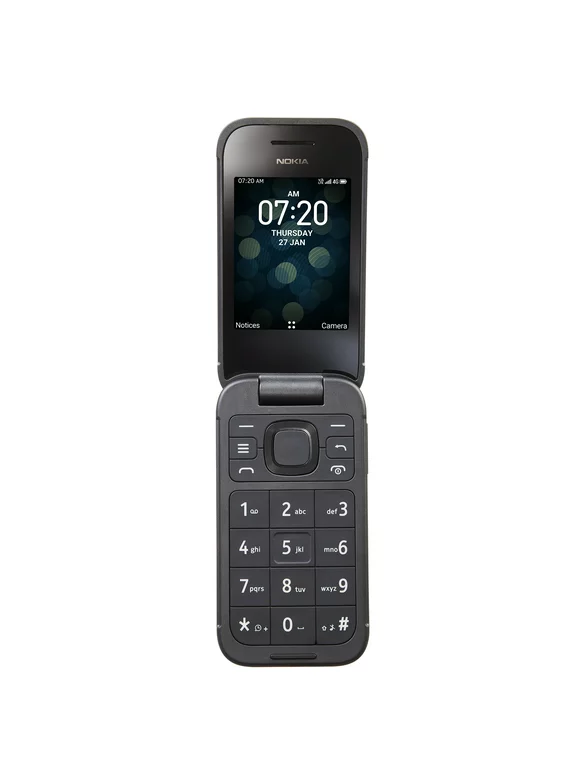 Tracfone Nokia 2760 Flip, 4GB, Black- Prepaid Feature Phone