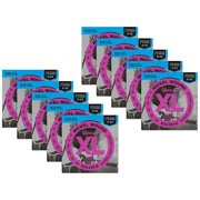 D'Addario EXL120-E Bonus Pack: Super Light Electric Guitar Strings 10 Pack with 10 Bonus High E Strings (9-42)