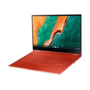 SAMSUNG Galaxy Chromebook XE930QCAI - Core i5 10210U / 1.6 GHz - Chrome OS - 8 GB RAM - 256 GB SSD NVMe - 13.3" AMOLED touchscreen 3840 x 2160 (4K) - UHD Graphics - Wi-Fi 6 - Fiesta Red