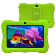 Contixo 7" Kids Tablet V8-3 Android with WiFi Camera 16GB Learning Tablet for Toddlers Children Kids Place Parental Control Pre installed 20+ Education Apps w/Kid-Proof Protective Case (Green)