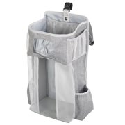 PWFE Portable Baby Bedding Cloth Storage Rack Cradle Newborn Crib Bed Hanging Bag Inafnt Bedside Nappy Diaper Partition Organizer Bag