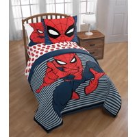 Marvel Spider-Man Stripes Reversible Twin/Full Comforter Set