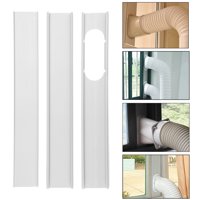 3Pcs Adjustable Window Kit Plate Window Slide Kit Connector for Portable Air Conditioner
