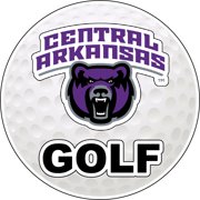 Central Arkansas Bears 4-Inch Round Golf Ball Vinyl Decal Sticker