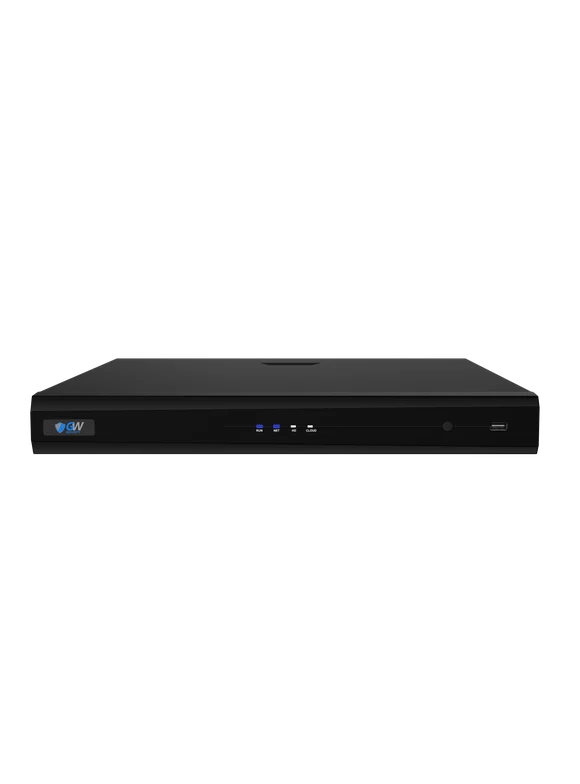 GW Security 16 Channel 12-Megapixel Standalone NVR 4K (3840x2160) H.265 Network Video Recorder 12MP/8MP/5MP IP Camera @ 30fps Realtime, HDD Not Included (Supports 2 SATA, up to 20TB Hard Drive)