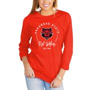 Arkansas State Red Wolves Women's Varsity Long Sleeve T-Shirt - Scarlet