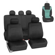 FH Group Neoprene Waterproof Full Set Car Seat Covers Airbag Ready & Split Bench Function with Bonus Air Freshener