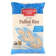 (12 Pack) Arrowhead Mills Natural Puffed Rice Cereal, 6 Oz