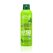 Alba Botanica Very Emollient Fragrence Free Sunscreen Spray SPF 50, 6 oz