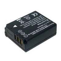 Battpit: Digital Camera Battery Replacement for Panasonic CGA-S007A/1B (1000 mAh) CGA-S007 3.7 Volt Li-ion Digital Camera Battery