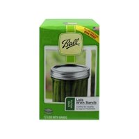 Ball, Wide Mouth Lids with Bands, BPA Free, 12 Count