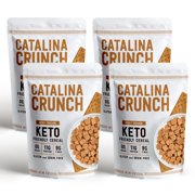 Catalina Crunch Honey Graham Keto Cereal (4-Pack) | Zero Sugar, Low Carb, High Protein, High Fiber, Gluten & Grain Free Cereal