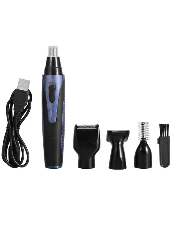Mgaxyff Automatic Rechargeable Ear Nose Beard Eyebrows Hair Removal Trimmer Electric Face Shaver Set, Men Beard Trimmer, Men Trimmer Kit