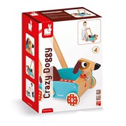 Janod Crazy Doggy - Walking Cart Toy, Mixed