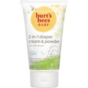 Burt's Bees Baby Daily Cream to Powder, Talc-Free Diaper Rash Cream, 4 oz