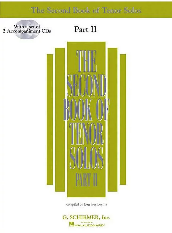 The Second Book of Tenor Solos Part II (Paperback)