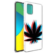 TalkingCase TPU Phone Case for Samsung Galaxy A71 4G(Not A71 5G) SM-A715, Weed 3D Print, Light Weight,Flexible,Soft Touch,Anti-Scratch