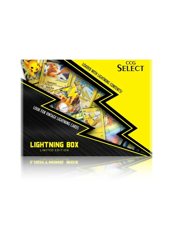 CCG Select - Pikachu Lightning Box - TCG Collector's Set - Compatible with Pokemon Cards
