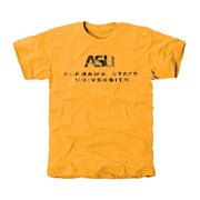 Alabama State Hornets Classic Wordmark Tri-Blend T-Shirt - Gold