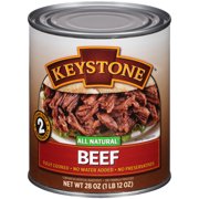 Keystone All Natural Beef, 28 Oz pack of 2