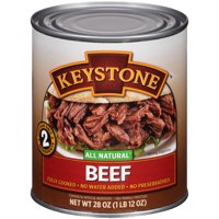 (2 Pack) Keystone All Natural Beef, 28 Oz
