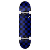 Yocaher Graphic Complete 7.75" Skateboard - Checker Blue