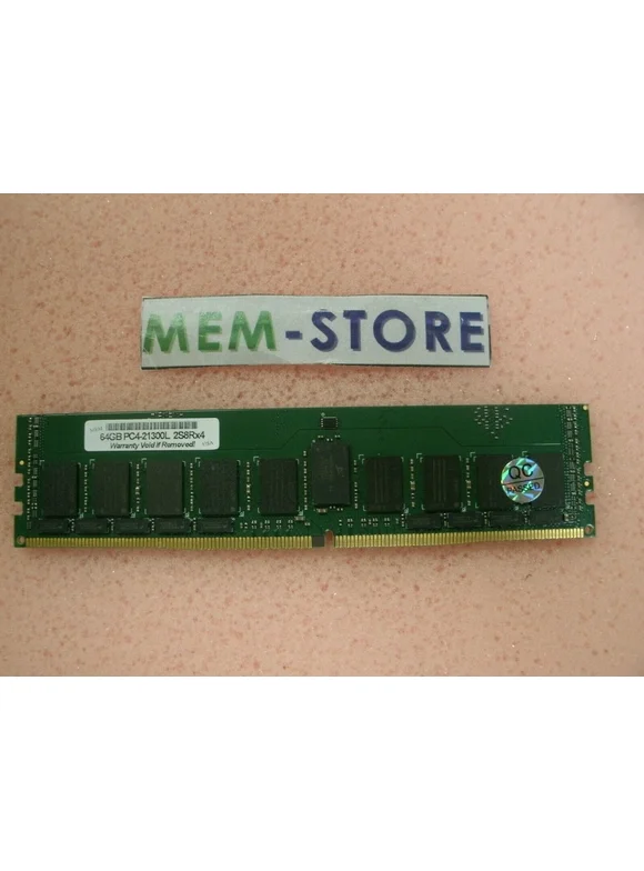 64GB DDR4-2666Mhz LRDIMM RAM Memory TSV for Dell R740 Intel Xeon Gold 6154 3.0G (3rd Party)