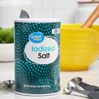 Great Value Iodized Salt, 26 oz, 2 Pack