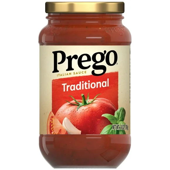 Prego Traditional Spaghetti Sauce 14 oz Jar