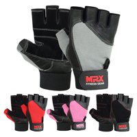 MRX Weight Lifting Gloves Gym Training Bodybuilding Fitness Glove Workout Men & Women Grey S