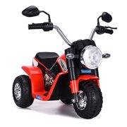 Tobbi 6V Kids Ride On Motorcycle Electric Battery Powered Ride on Toys for Boys and Girls 3 Wheel Bicycle Red