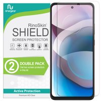 (2-Pack) RinoGear Screen Protector for Motorola Moto One 5G Ace / Moto G 5G Case Friendly Motorola Moto One 5G Ace / Moto G 5G Screen Protector Accessory Full Coverage Clear Film