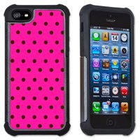 Apple iPhone 6 Plus / iPhone 6S Plus Cell Phone Case / Cover with Cushioned Corners - Pink Polka Dots