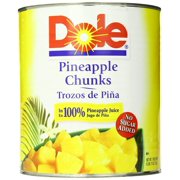 Dole Pineapple Chunks in Juice, 106 Ounce Cans (Pack of 6)