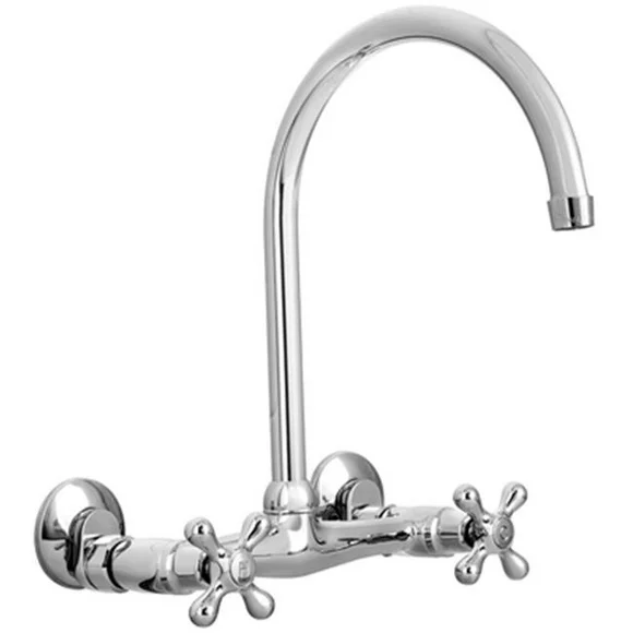 Homewerks Worldwide Llc 3192-K820 Chrome Wall Kitchen Faucet
