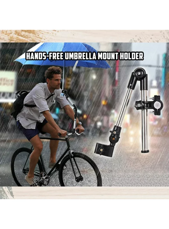 Hands-Free Umbrella Mount Holder Bicycle Stroller Wheelchair Umbrella Stand