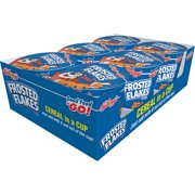 Kelloggs Frosted Flakes Breakfast Cereal, 2.1 oz. Single-Serve Cup, 6 Cups/Box