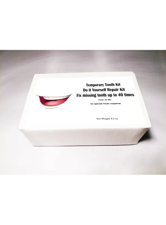 Temporary Tooth Kit  Do it Yourself Repair Kit Dental Fix Missing up to 40 teeth
