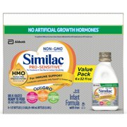 Similac Pro-Sensitive* Infant Formula with Iron, 6 Count, 32 fl oz Bottles