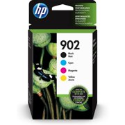 HP 902 Ink Cartridges - Black, Cyan, Magenta, Yellow, 4 Cartridges (X4E05AN)