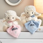 Personalized Jesus Loves Me Musical Lamb - Available in Blue or Pink