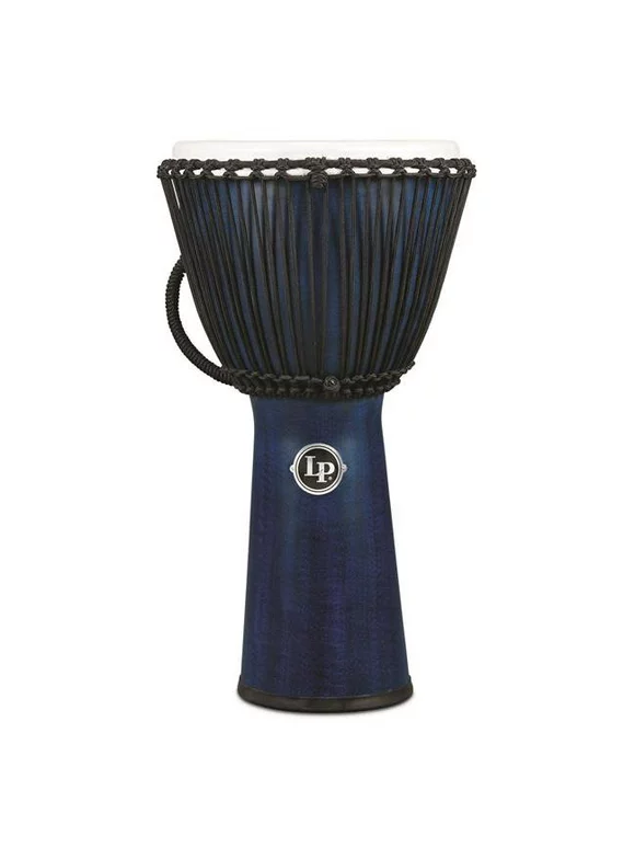 Latin Percussion LP725B Rope Djembe 12.5 in. Synthetic Shell & Head, Blue