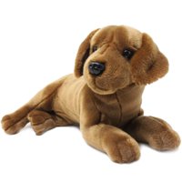 Cassie The Chocolate Lab - 12 Inch Stuffed Animal Plush Labrador Dog - by Tiger Tale Toys